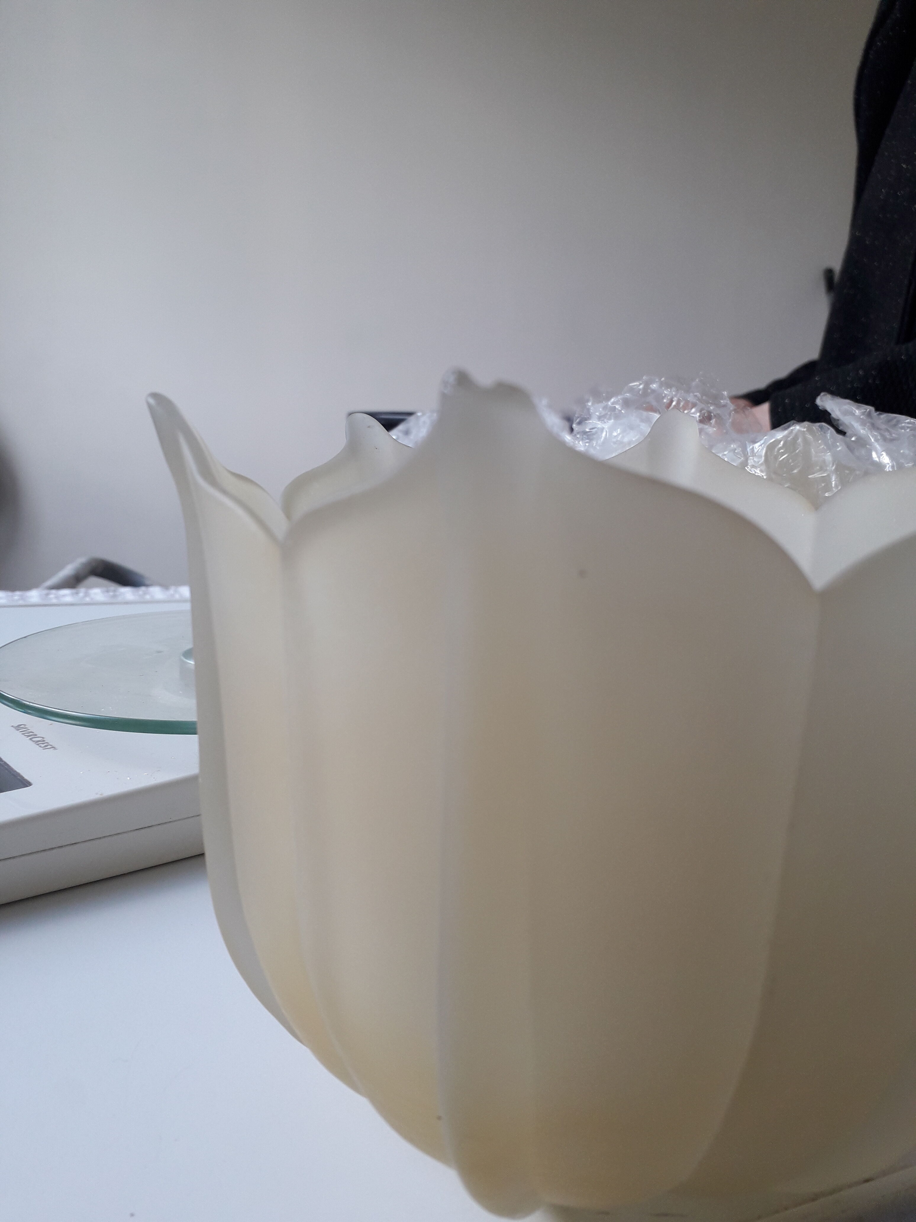 Vintage 3-spoke chandelier