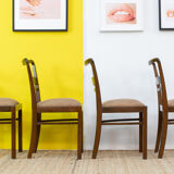 Set of 4 vintage Scandinavian chairs