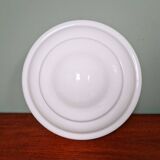 Plafonnier Art Déco en opaline blanche, années 1920-30