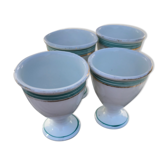 Set of 4 vintage ceramic cockroaches