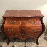 3-drawer neo-baroque commodus circa 1960 (pair available)