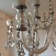 Old bohemian crystal chandelier for Deknudt