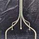 Vintage metal pedestal table
