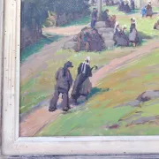 Oil on panel, Pierre Plouhinec, Trinity on Plozevet
