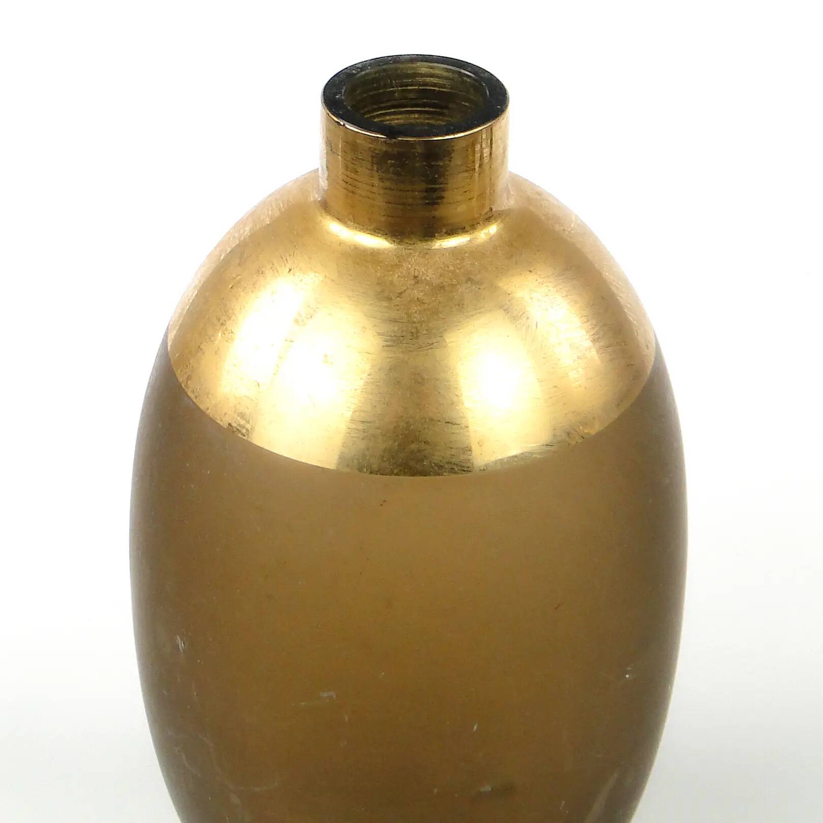 Water carafe, mid-century modern, smoked glass, Kamenický Šenov, Czechoslovakia, 1950s