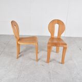 Rainer Daumiller pine wood dining chairs for Hirtshals Savvaerk - set of 4 - 1970s