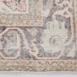 Soft Pink Handmade Vintage Persian Rug, 219x314Cm