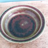 Stoneware bowl signed Fontgombault