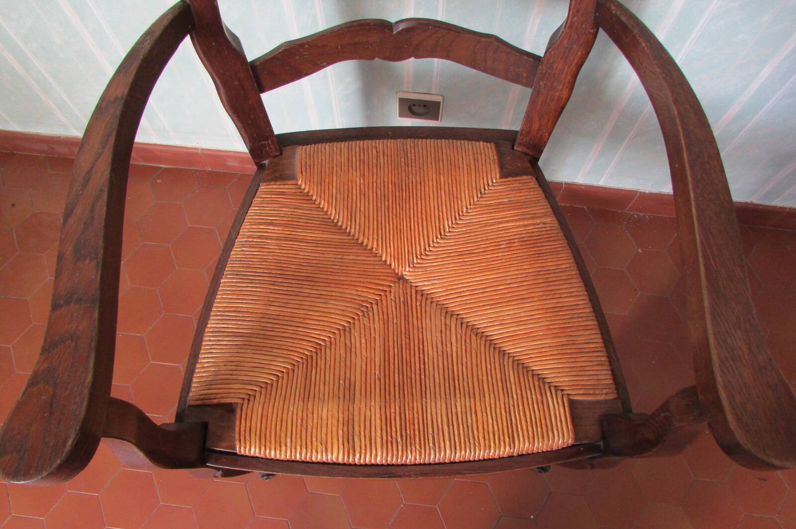 Grandfather's straw armchair
