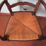 Fauteuil de grand'père paillé