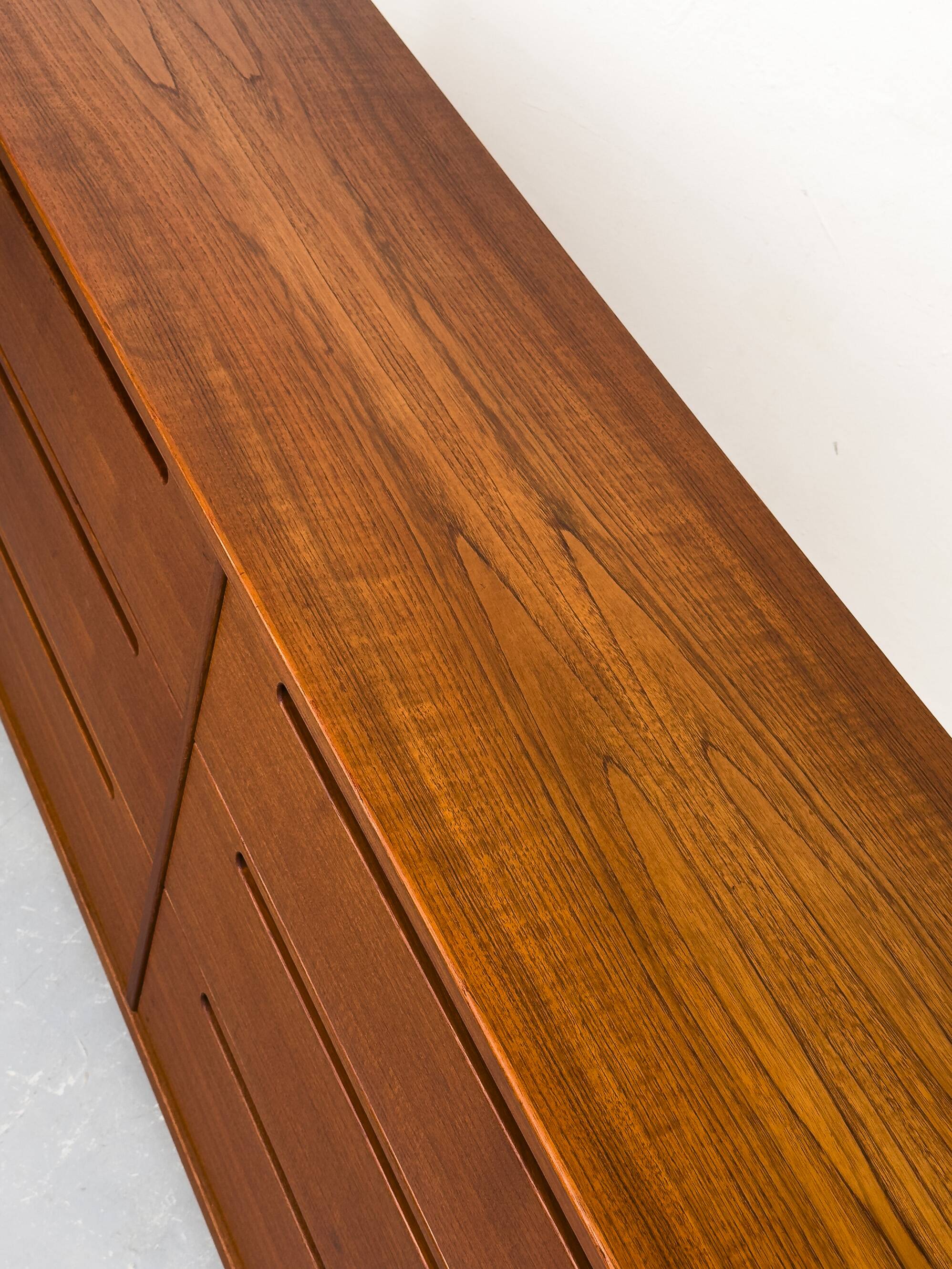 Large Teak Chest of Drawers from Tørring / HJN Møbelfabrik, 1960s