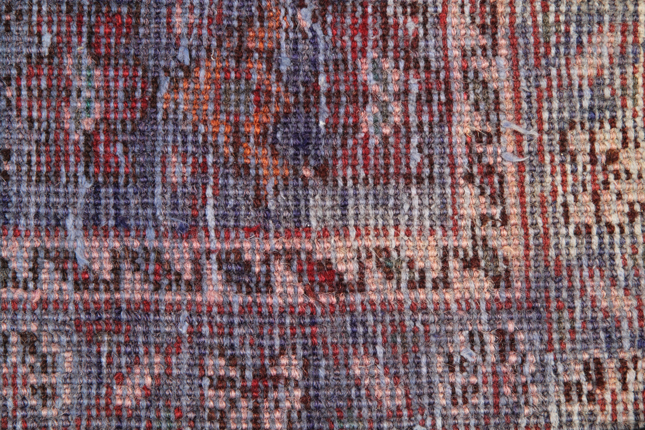 Handwoven geometric vintage runner rug long persian carpet -105x300cm