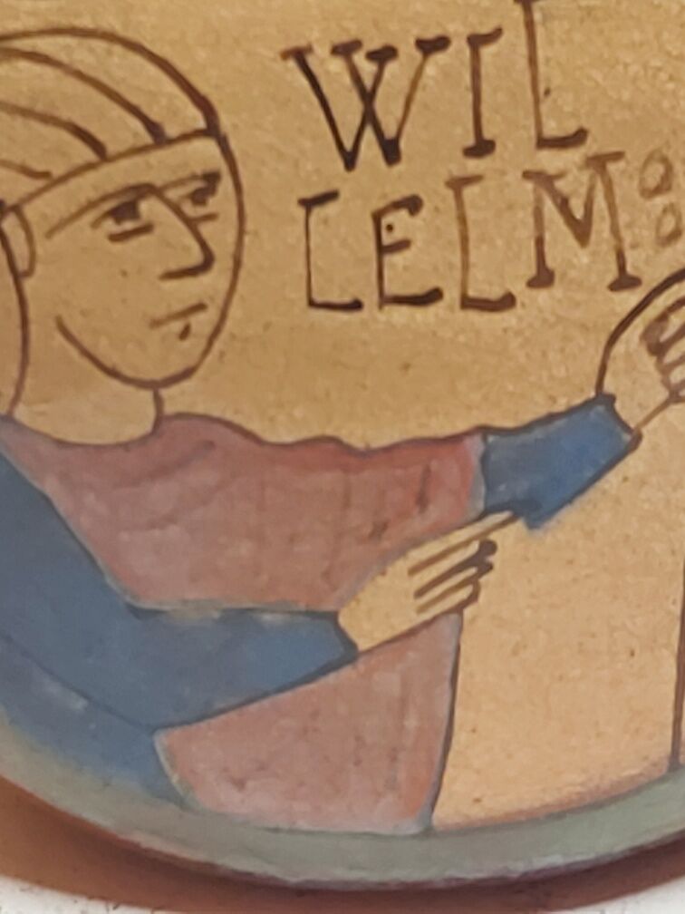 Iridescent ceramic vase DESMANT Bayeux