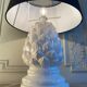 Imposing ceramic table lamp artichoke shape, Italy, 1960s
