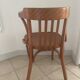 Fauteuil ancien baumann bois dossier cintré vintage