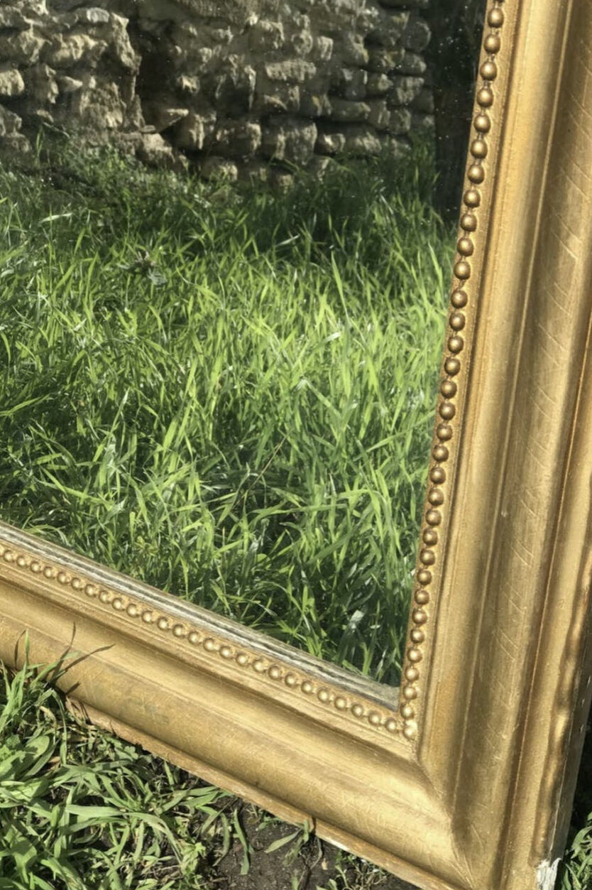 Golden old mirror 63x49