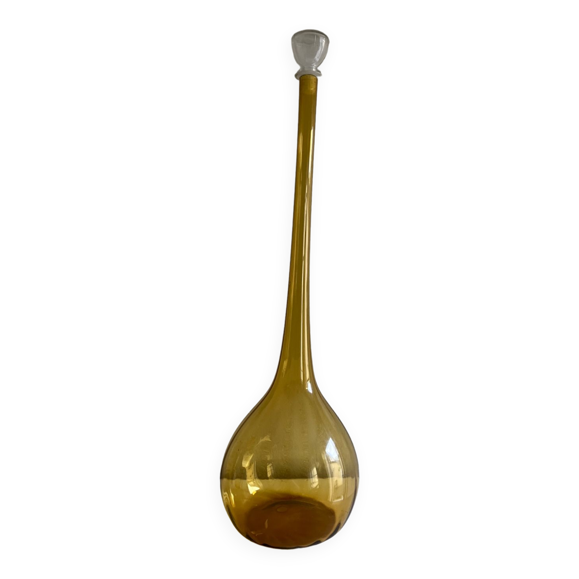 Italian blown glass carafe