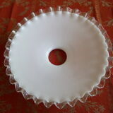 Opaline glass suspension lampshade