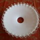 Opaline glass suspension lampshade