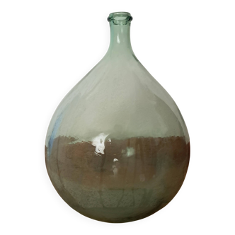 Dame Jeanne en verre transparent