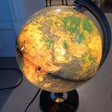 Globe terrestre lumineux année 1970