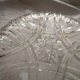 Chiseled crystal bowl