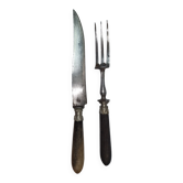 Couverts,à viande, corne début XXéme