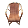 Vintage rattan armchair