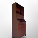 Italian wood and veneered mahogany bookcase, 1960s.