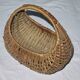 Small wicker banana basket