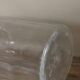 Vase grand flacon ancien verre transparent