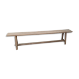Large oak farmhouse bench