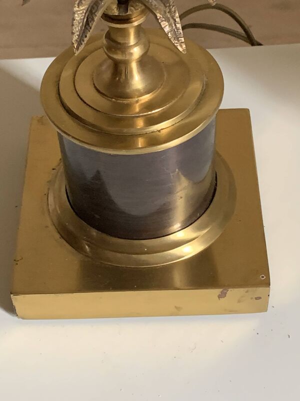 Lampe ananas bronze