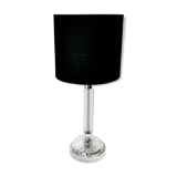 Lampe  à poser verre er metal chrome 1970's