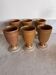 6 French stoneware mugs Arts Ceram Grand Feu 70s
