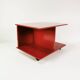 Modernist wall table-cabinet, mutaro, interlubke, germany, 1970s.