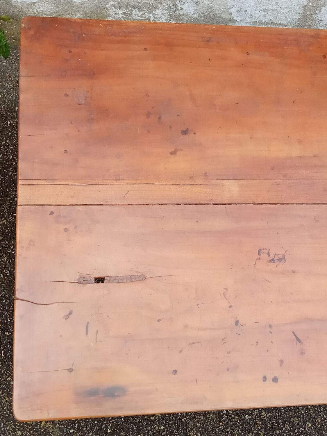 Cherry wood coffee table