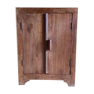 Armoire basse en teck
