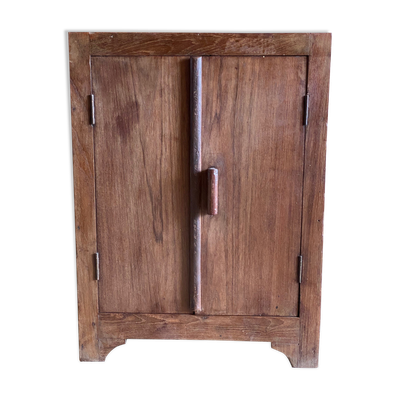 Armoire basse en teck ancien