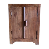 Armoire basse en teck ancien