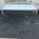 Vintage 1990s table with detachable grooved legs
