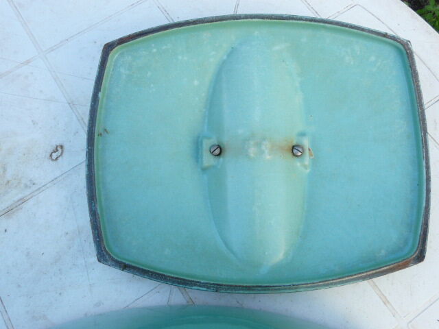 Green Cocotte Le Creuset by Raymond Loewy 60s