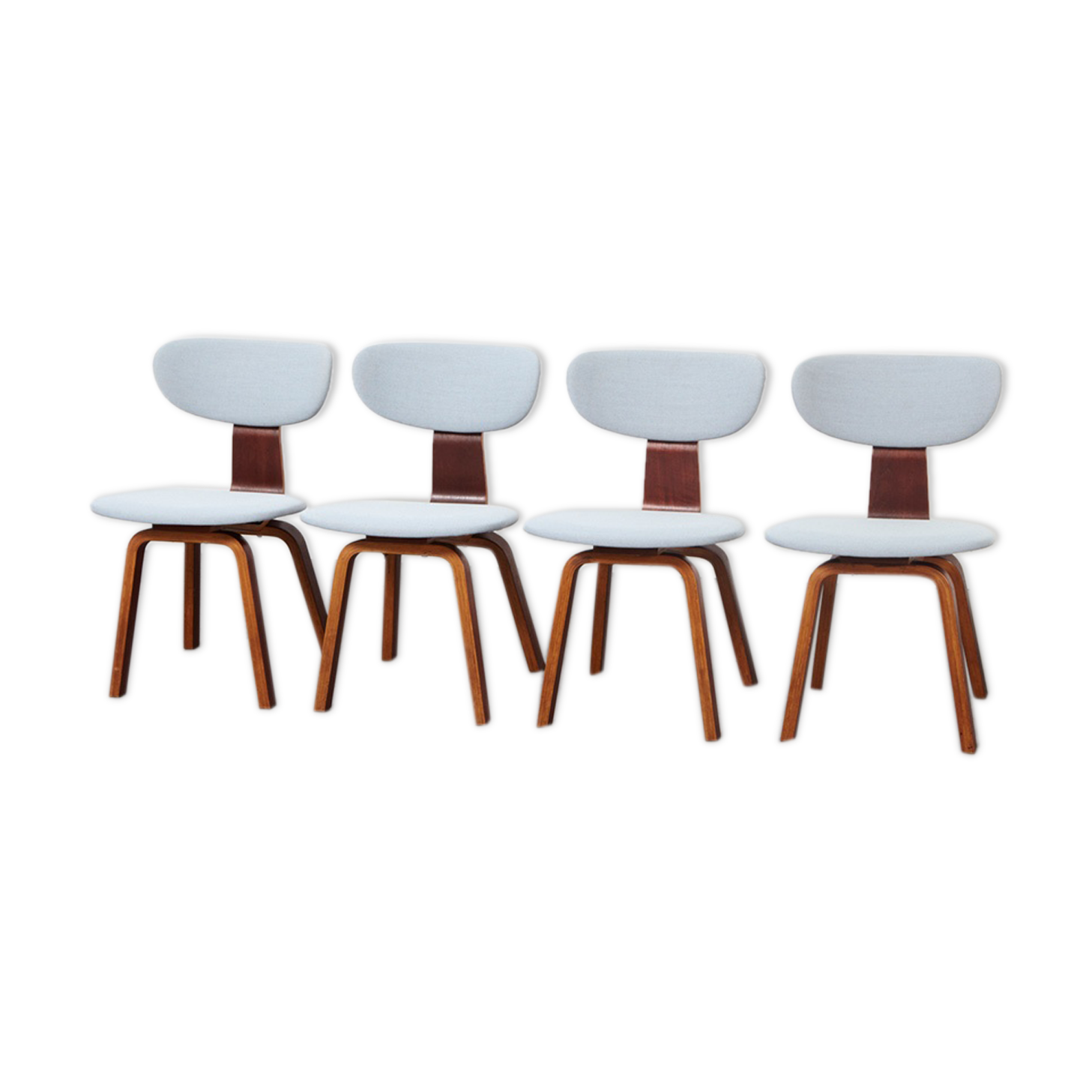 4 chairs SB37 by Cees Braakman by Pastoe 1950