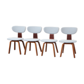 4 chaises SB37 par Cees Braakman pour Pastoe 1950
