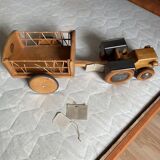 Tractor and trailer Brand Moulin Roty