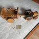 Tractor and trailer Brand Moulin Roty