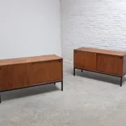 Pair of sideboards by Hans Hove & Palle Petersen for Christian Linneberg, 1960s