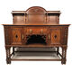 English Renaissance style oak cabinet
