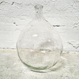 Dame jeanne transparente en verre