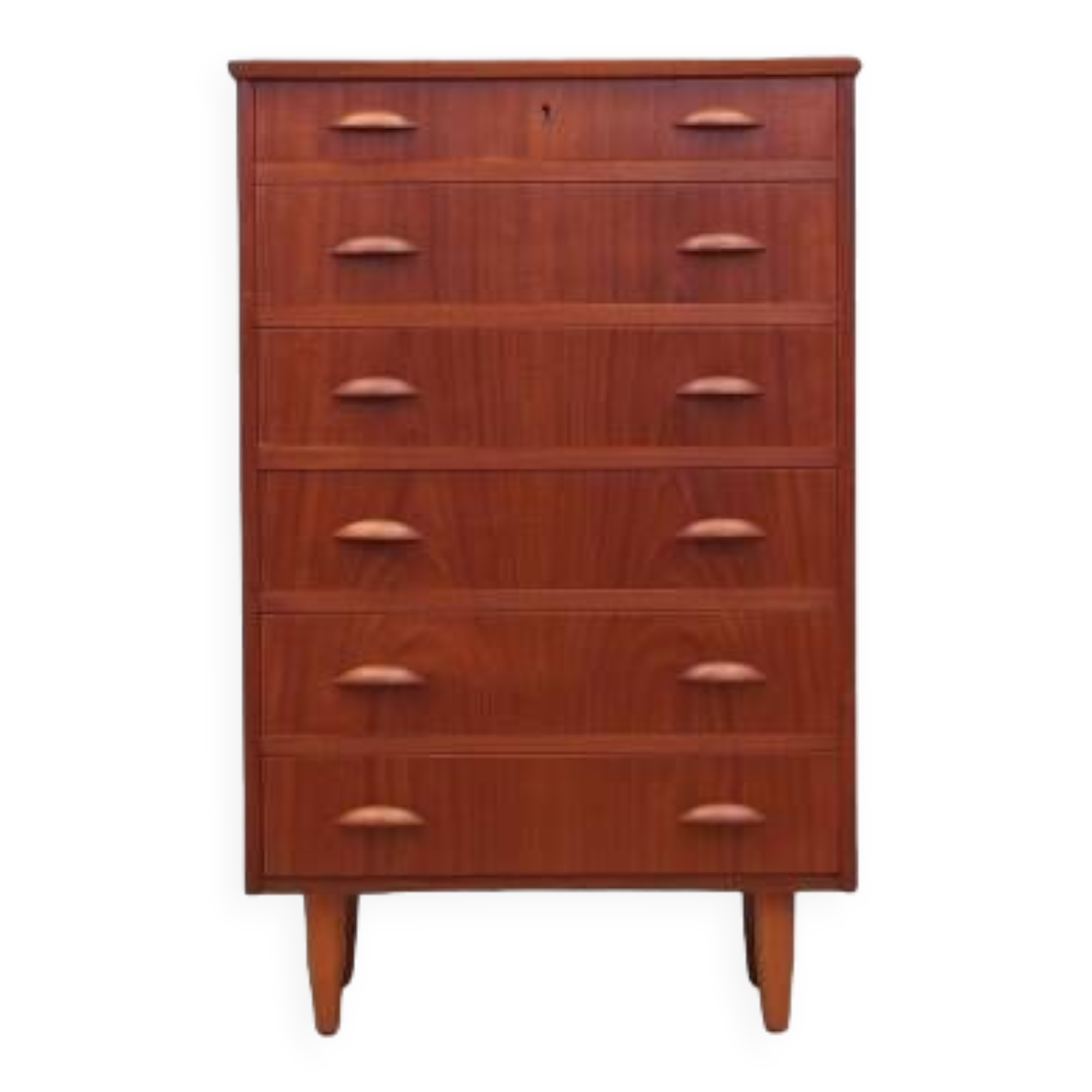Teak chest of drawers, Danish design, 1970s, production: Denmark
